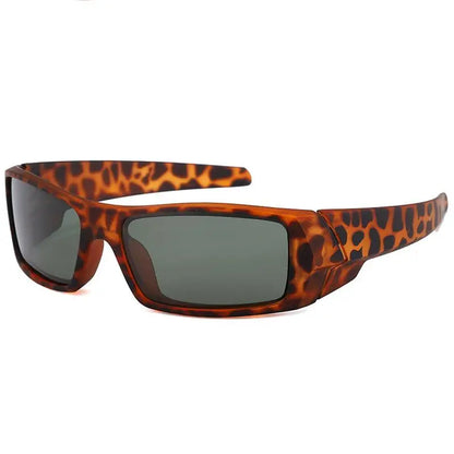 Polarized Sunglasses For Sports Sunglasses Trendy Retro Rectangular Wrap Around Vintage Uv380 Eye Protection Fishing Glasses