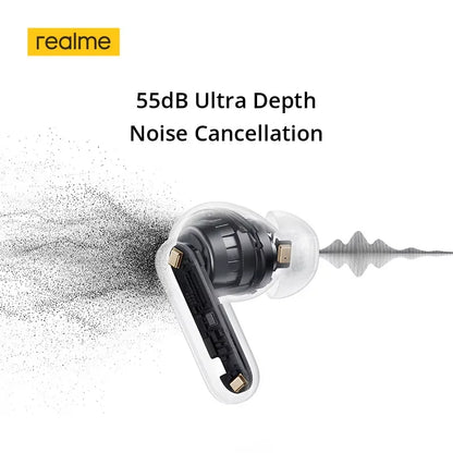 realme Buds Air 8 Pro Wireless Bluetooth 6.1 Earbuds – 55dB Active Noise Cancelling, LHDC 5.0, AI Translation, IP55 Waterproof TWS Earphones