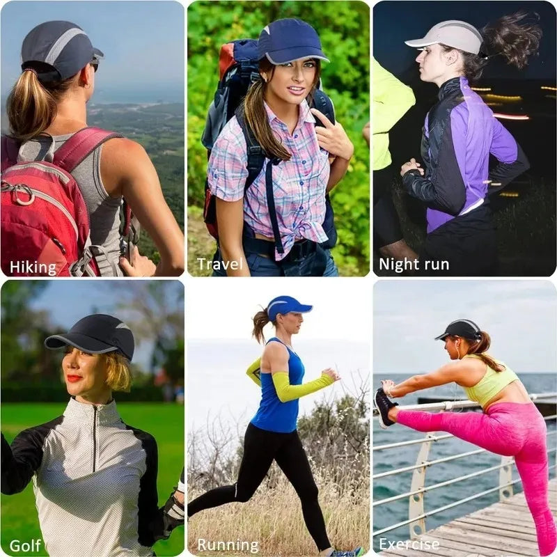 Unisex Quick Dry Running Baseball Cap Adorable Summer Sun Fishing Hat for Men Women Teens Embroidered Cool Outdoor Cap