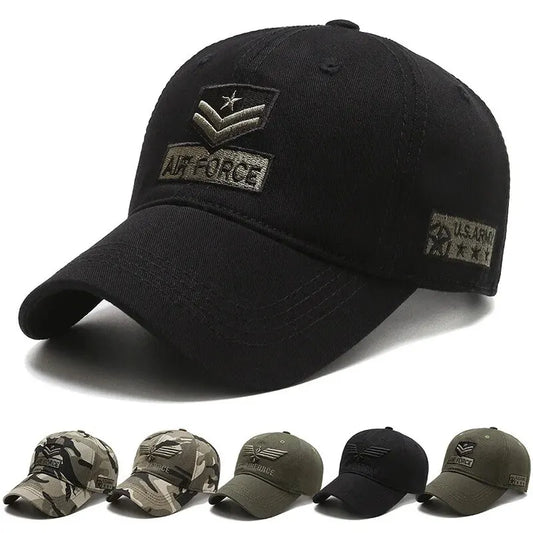 Four Seasons HatsMen's Trendy HatsKorean Casual HatsSpring and Autumn Outdoor SunhatsCamouflage Sunscreen Men's Baseball Caps