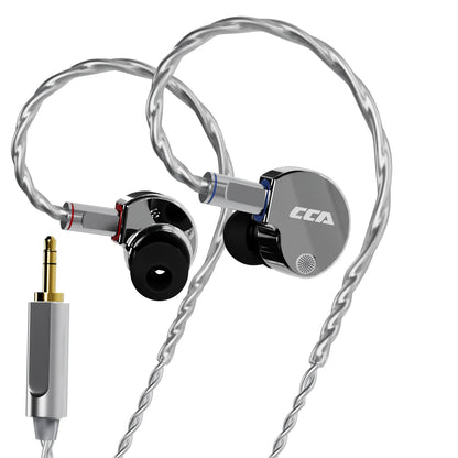 CCA Phoenix Metal Alloy Body 10mm Dual Magnetic Dynamic Coil HIFI Sound Quality In Ear Wired Esports Music Earphones