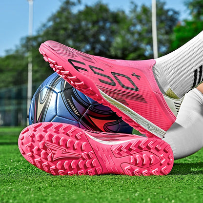 Chaussures de football pour hommes, crampons de football pour terrain en gazon, chaussures de sport pour entraînement, crampons de football antidérapants, crampons de football.