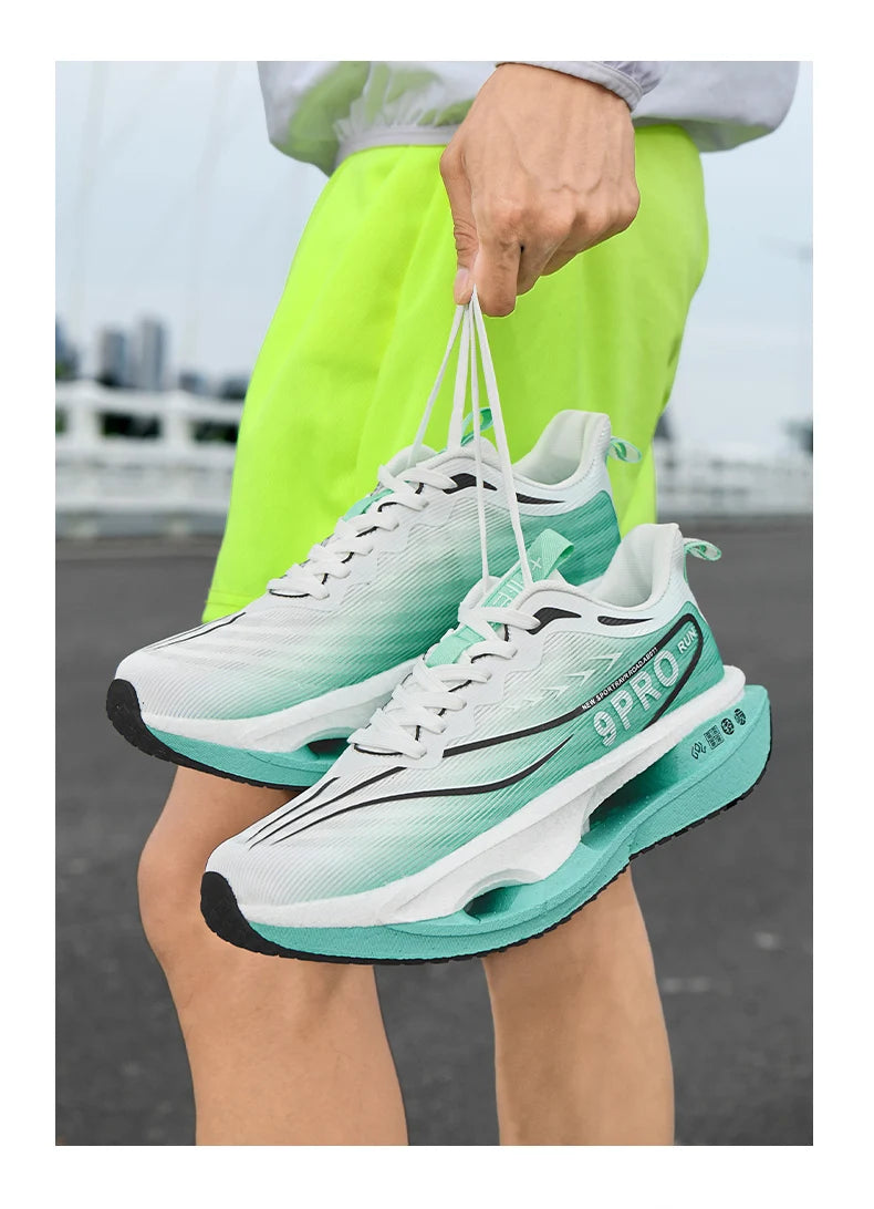 Scarpe da corsa da maratona traspiranti da uomo; scarpe da basket alla moda; scarpe da passeggio; scarpe casual da uomo; scarpe da ginnastica da donna leggere