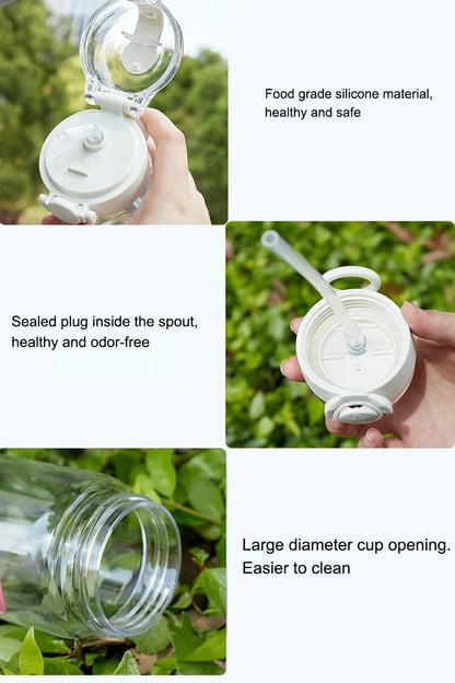 400ML Fortnites 18CM Strohhalmbecher für Erwachsene, Jungen und Mädchen, niedlicher Wasserbecher im Cartoon-Stil für Schüler, stoßfeste tragbare Trinkflasche als Geschenk