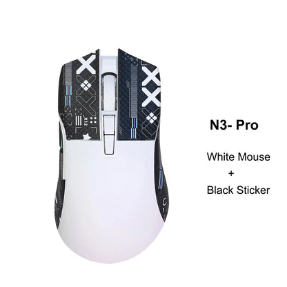 Motospeed Darmoshark N3 Pro Bluetooth vezeték nélküli gamer egér, dupla 8K, hárommódú, újratölthető, PAW3395, 64g, ergonomikus gamer egér
