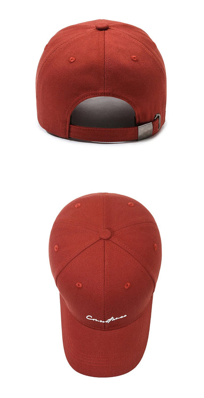 FS Stylish Orange Baseball Cap For Men Women Brand Designer Hats Small Letter Hip Hop Caps Street Trucker Hat Casquette Homme