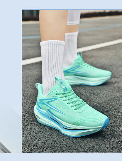 Sports Running Shoes Speciality Marathon Men Breathable Lightweight Carbon Board Women's Comfortable Athletic Nonskid Sneakers