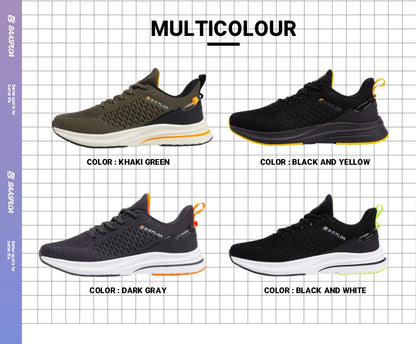 Baasploa miesten juoksukengät, uudet hengittävät mesh-urheilulenkkarit, suuret koot 41-48, miesten klassiset vapaa-ajan kengät, liukumattomat ulkoilukengät, mukavat