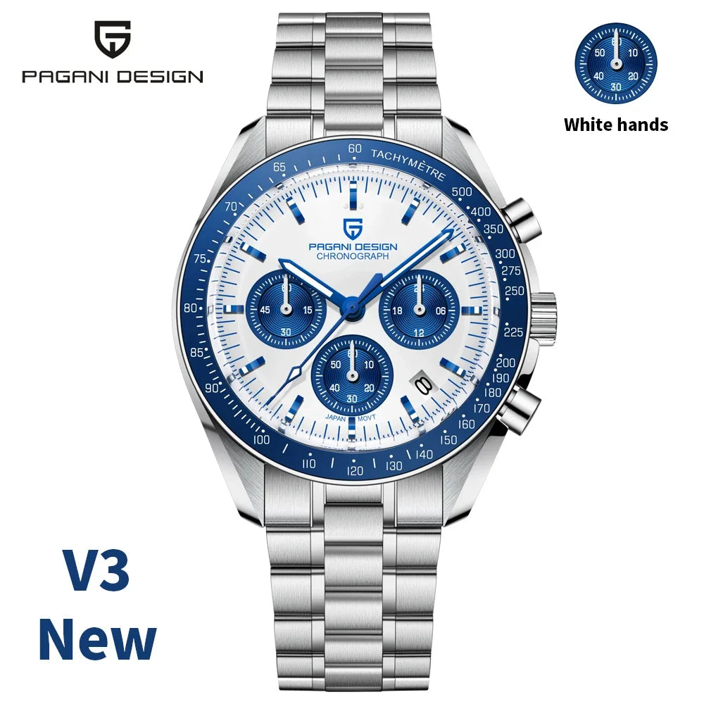 2026 New PAGANI DESIGN AK Project Mars Men's Watches Luxury Quartz Watch Men AR Sapphire Speed Sport Chronograph Automatic Date