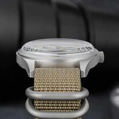Militado ML07 Military Watch VH31 Quartz Movement Sapphire Crystal Luminous AR Coating Vintage Watches 100m Waterproof