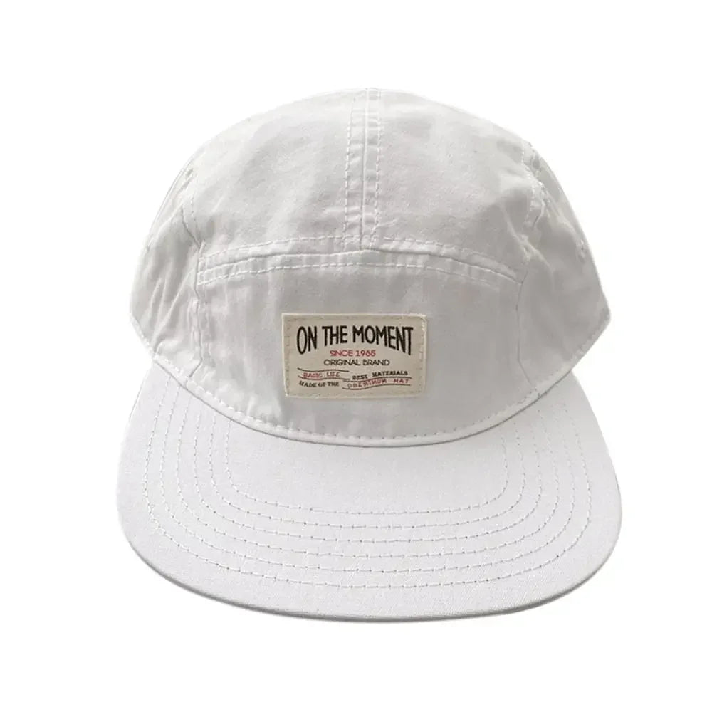 Retro Japanese Style Hip-hop Hats 5 Panel Thin Flat Brimmed Baseball Cap Quick-drying Breathable Sunscreen Hat Unisex