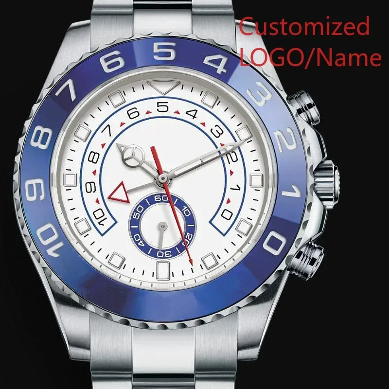 A989 Store Customized Watch Men's  44mm  Automatic Mechanical Male Brand Clock Top Watches
