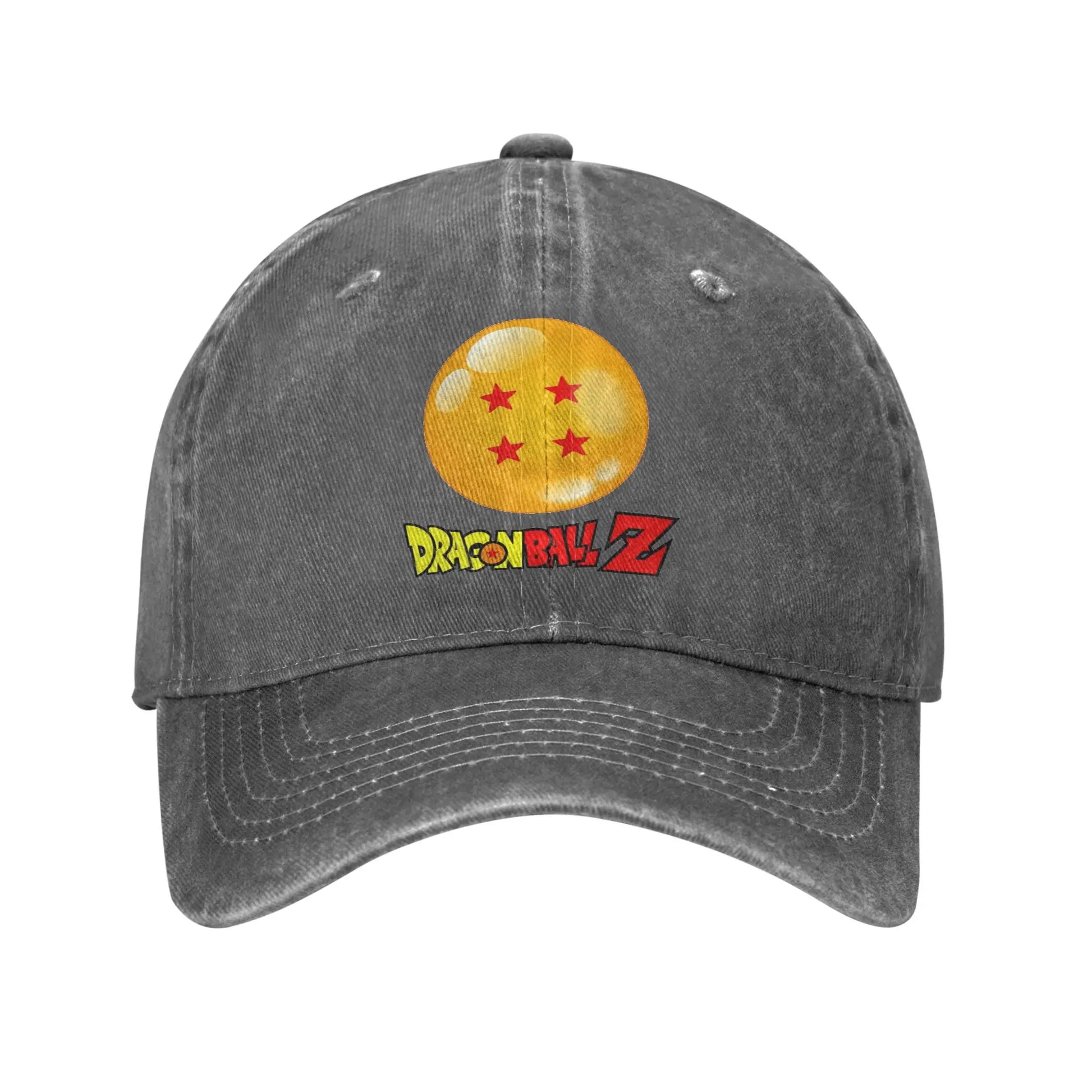 Produit gaming premium Fraquane, Star Dragon Sphere Anime Goku Unisex Style Baseball Caps Dragon Ball Distressed Denim Hats Cap Outdoor Adjustable Fit Sun Cap