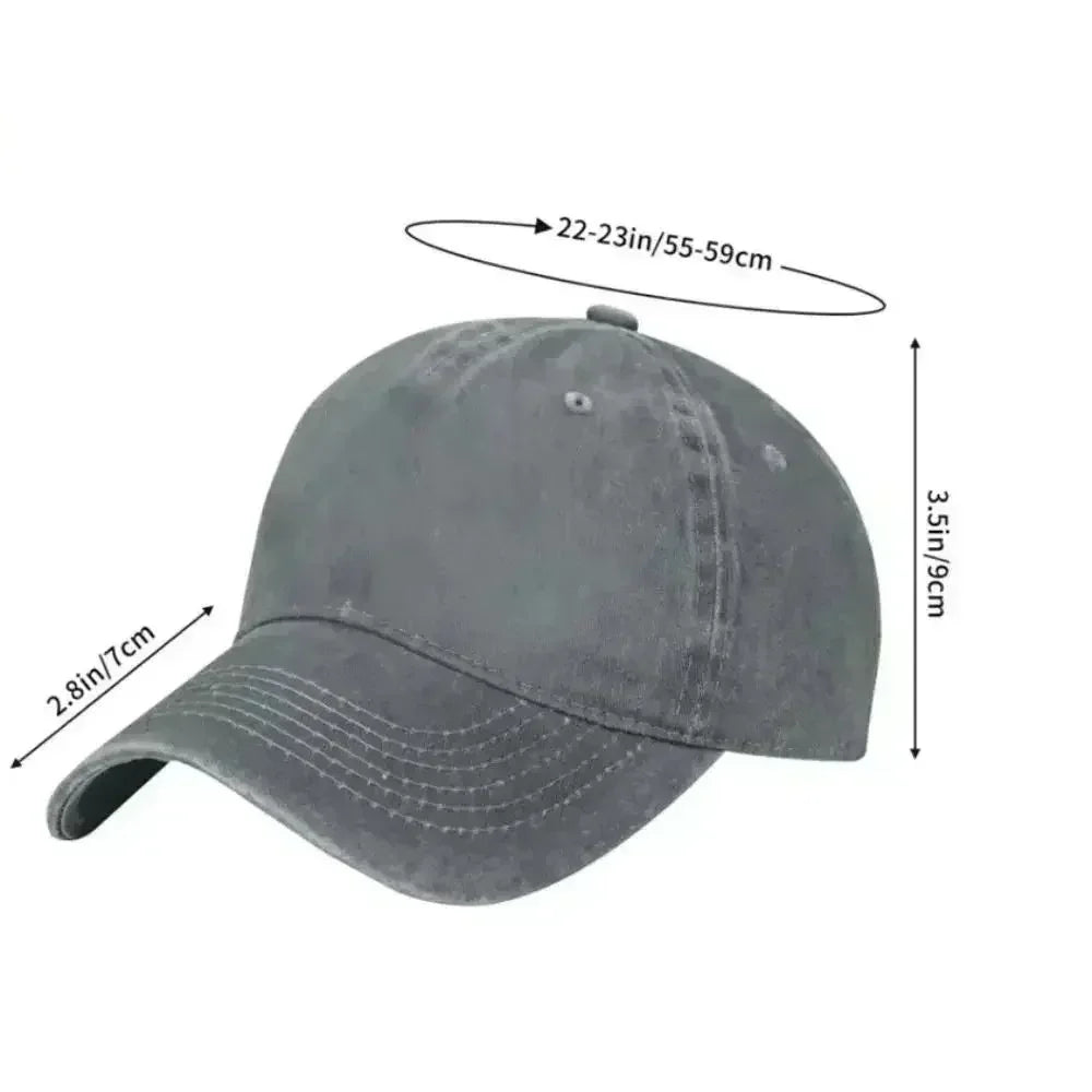 Scuba Driver Padi Washed Baseball Cap Popular Logo Vintage Trucker Hat Summer Unisex-Teens Kpop Design Snapback Cap