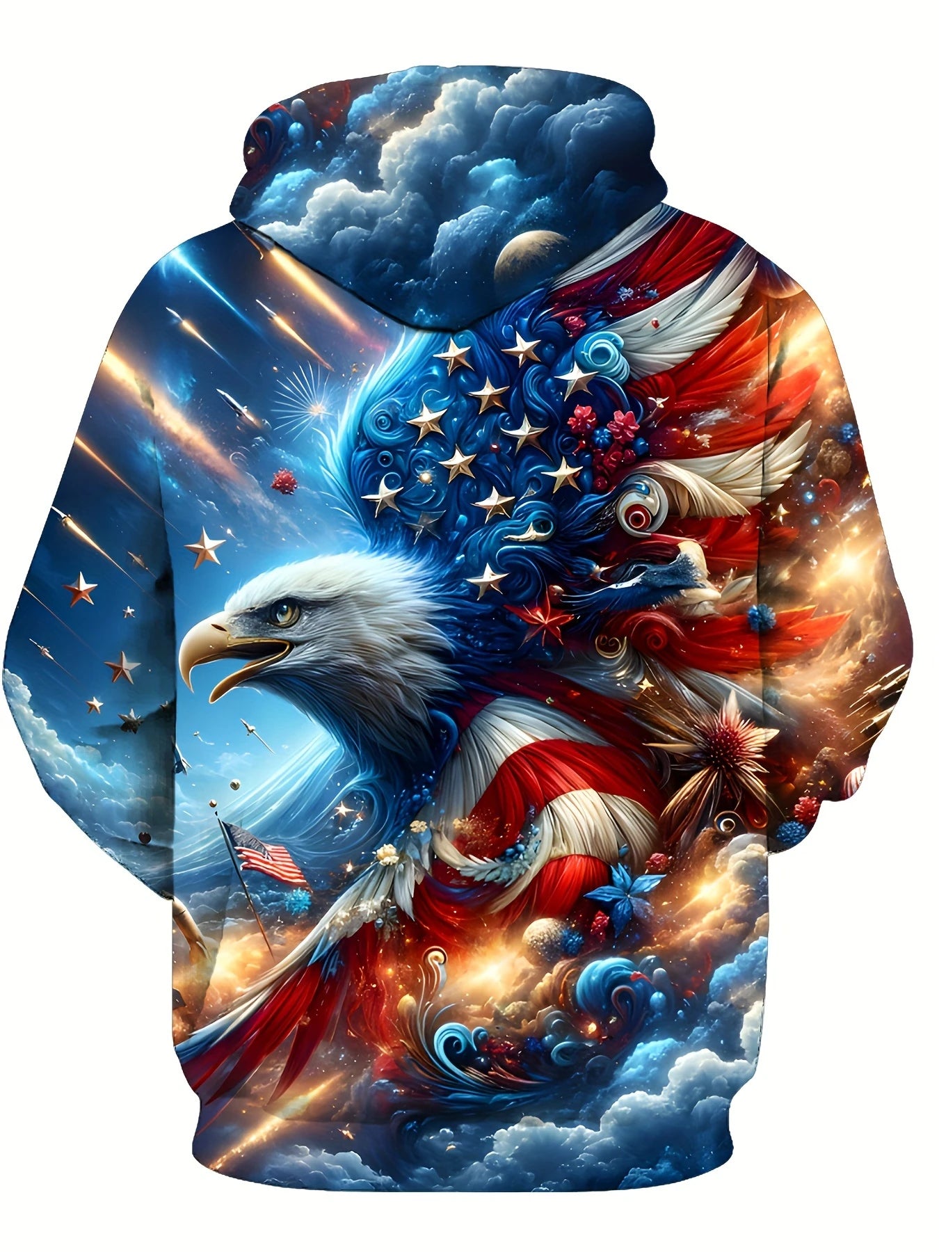 2025 Fashion Cool Eagle Men's Hoodie 3D Printed Hoodies Edition Trend American Eagle Men Sportswear Kids Casual Unisex Pullover