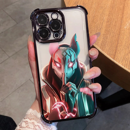 Hot Fortnites Game Plating Phone Case For iPhone 17 17e 16e 16 15 14 13 12 11 Pro Max X XR XSMax 7 8 Mini Air Plus Anti-Fall