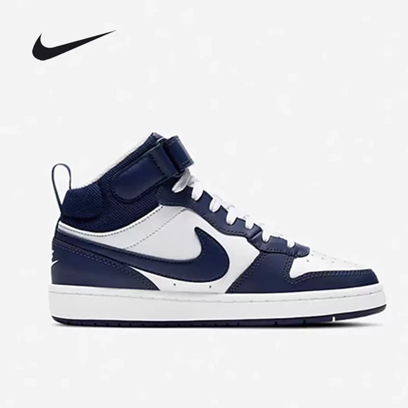 Nike Court Borough Mid Retro – chaussures décontractées pour femmes, baskets athlétiques légères et respirantes, CD7782-107