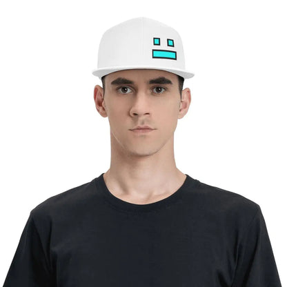 Video Game Geometry Dash Baseball Caps Snapback Men Women Hats AdjustableCap Hip Hop Baseball Hat Casquette
