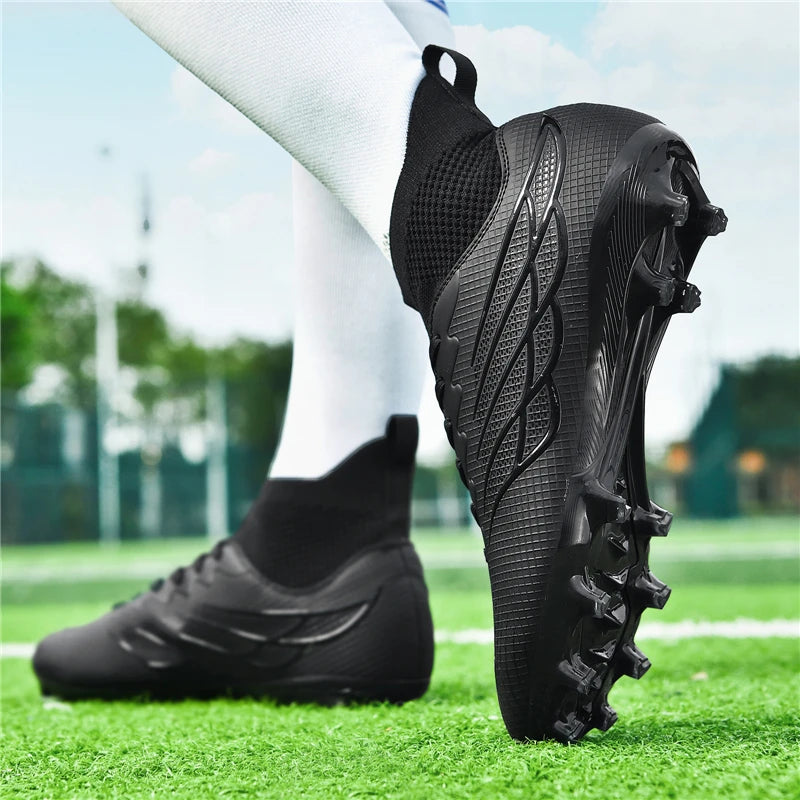 Chaussures de Football antidérapantes pour hommes, bottes de Football TF/FG, respirantes, pour l'extérieur, basses, antidérapantes, baskets de sport