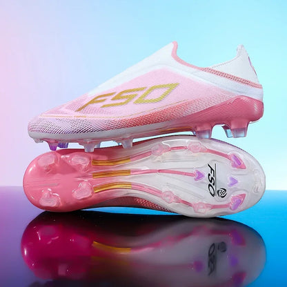 New High Quality Men Football Shoes Anti-Slip Soccer Cleats Breathable Training Sneakers Durable Wear Resistant Outdoor