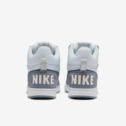 Nike official authentic COURT BOROUGH women's casual wear-resistant mid top board shoes 844907-005