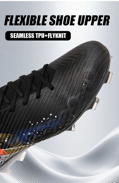 Nuovi scarpini da calcio da uomo, tacchetti FG antiscivolo per allenamento, scarpe da calcio con tacchetti lunghi, da partita, ultraleggeri, per outdoor, dropshipping