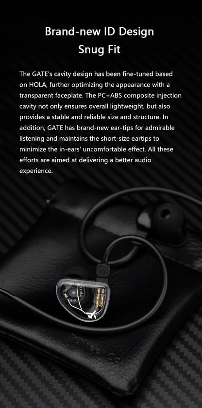 TRUTHEAR GATE Earphone Dynamic In-Ear Headphone with 0.78 2 pin Cable Gaming Earbuds