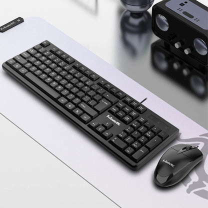 Nuova tastiera USB cablata per PC e notebook con mouse ottico cablato per Windows, Mac OS, desktop, laptop e PC