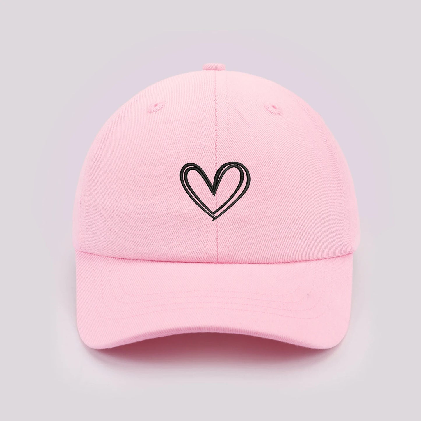 Cartoon heart-shaped Baby Baseball Cap Cute Solid Color Toddler Sun Hat with Ears Summer Adjustable Kids Boy Girl Peaked Cap ﻿