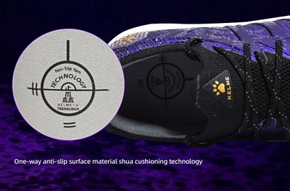 Chuteiras de futebol KELME Adulto para homem Disease Electric 3.0 com pitons curtos MG, profissionais para jogo e treino, respiráveis
