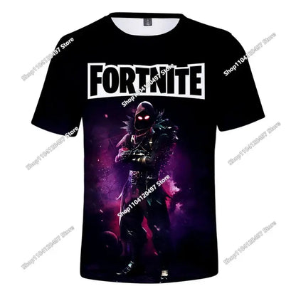 Battle Royale 3D Fortnite T-shirt Tees Men and Women Boys Girls Victory Cartoon Tops Teen Clothes Kids Hero Game Tees Tops