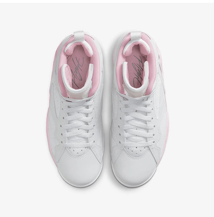 Sapatilhas de basquetebol Nike genuínas JORDAN para mulher, de cano alto, almofadadas, resistentes ao desgaste e práticas FB9019-106