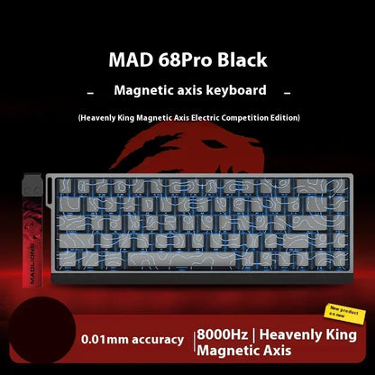 FGG Madlions Mad60 Mad68 He Mechanical Keyboard Magnetic Switch 8k Wired Rgb Hot Swap Custom Keyboard Esport Game Gift Accessory