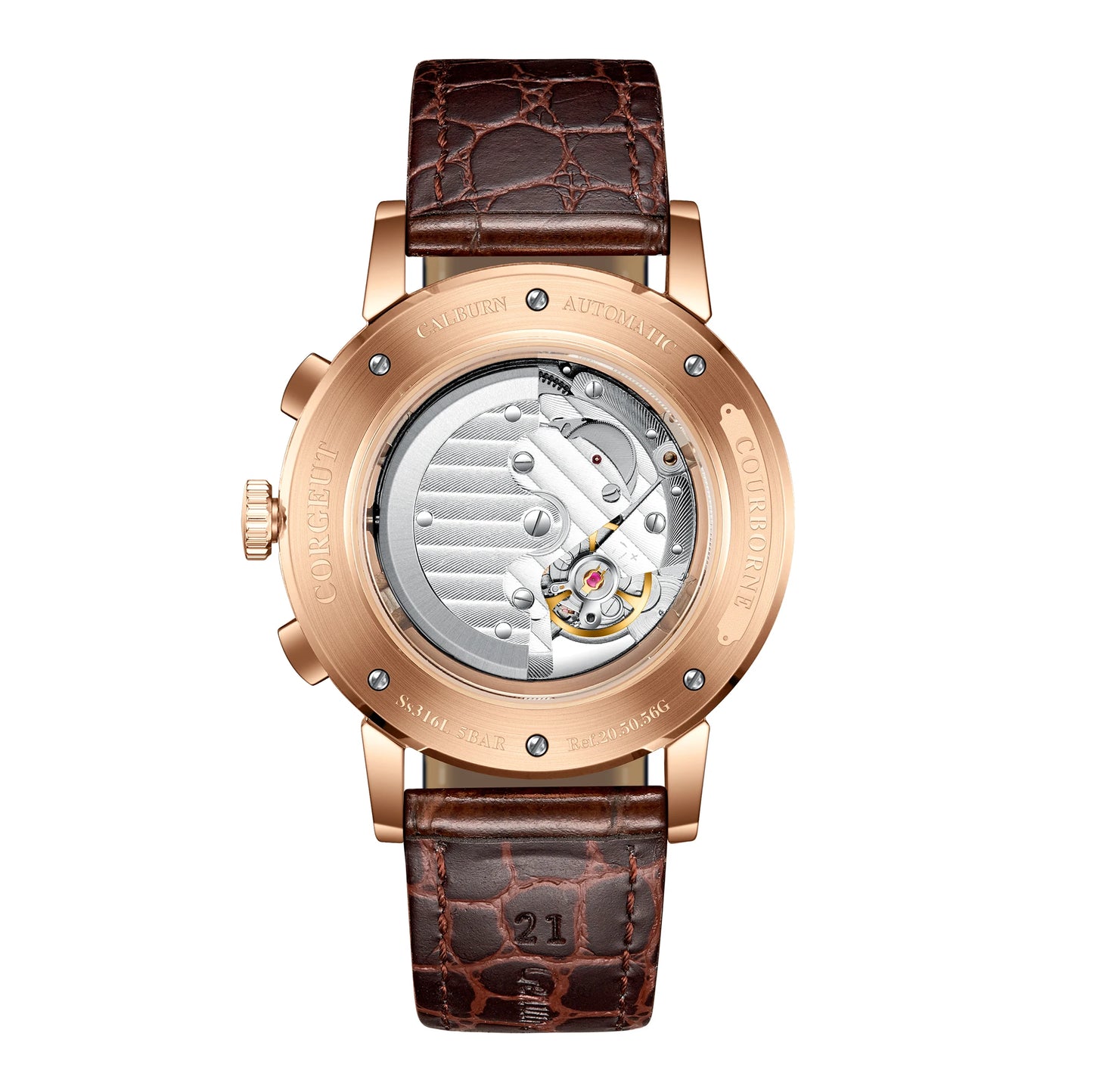 Custom Logo Diy Automatic Mechanical Watches For Man Business Multification Date Day Month Year 316L Mechanical Men's Watches