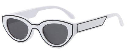 Fashion Unique Irregular Hip Hop Sunglasses Y2k Women Men Retro Glasses Ladies Beach Sunnies Outdoor Sport  with Metal Hinge