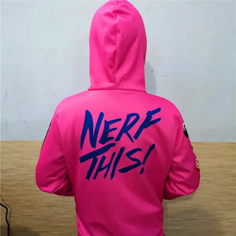 Anime Game Hoodie Sweatshirt 3D Printing Overwatch D.Va DJ Cosplay Costume Women Men Couple Hooded Jacket Top Clothing