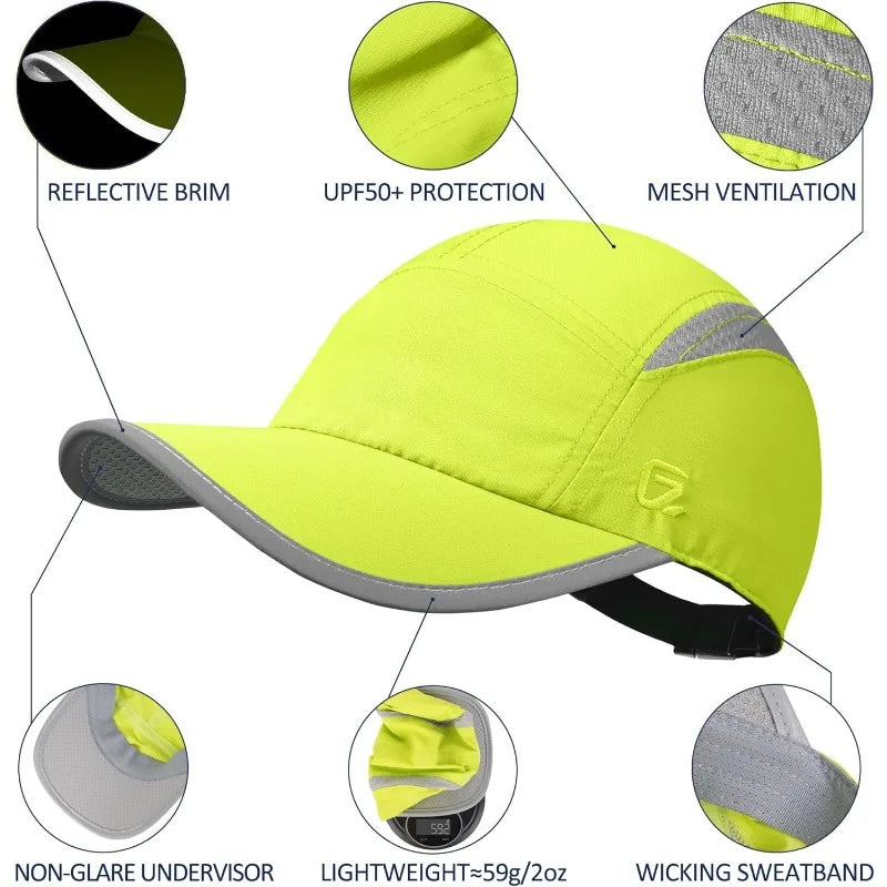 Unisex Quick Dry Running Baseball Cap Adorable Summer Sun Fishing Hat for Men Women Teens Embroidered Cool Outdoor Cap
