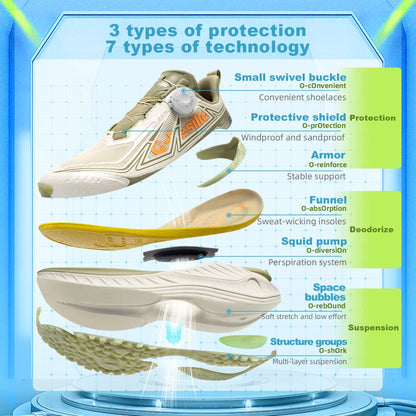 ONEMIX Chaussures de sport décontractées d'automne-hiver pour homme, chaussures de marche en plein air, chaussures légères antidérapantes, chaussures de trekking pour homme