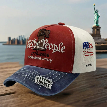 ABLECAP 2026 New Embroidered Baseball Caps For Patriotic USA 250th Anniversary Hat 1776-2026 Male Female Adult New Year Gift