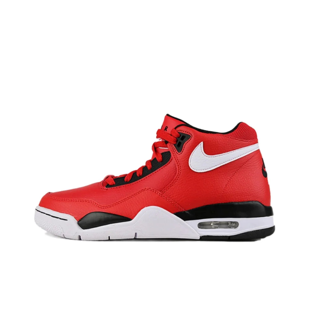 Nike Flight Legacy Mid-Top Retro Basketball Sneakers Men's Black/White BQ4212-002