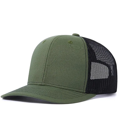 Unisex kepurė su šiek tiek išlenktu kraštu, „Trucker“ stiliaus, vyrams ir moterims, kasdienė, lauko, kvėpuojanti vasarinė kepurė