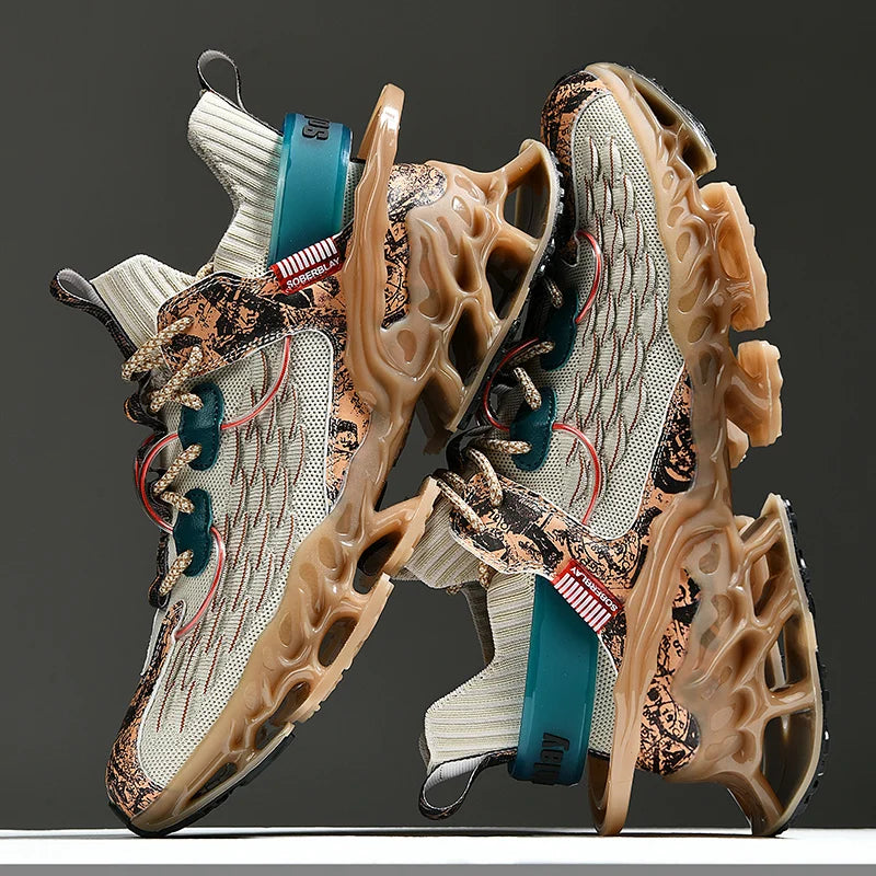 Chaussure Homme Chaussures de course respirantes pour hommes, baskets décontractées pour hommes, chaussures de tennis pour hommes, entraîneur de course, mocassins à la mode, luxe