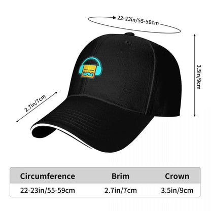 Geometry dash unblocked level Baseball Cap funny hat |-F-| Golf Hat Luxury man cap For Women Men's