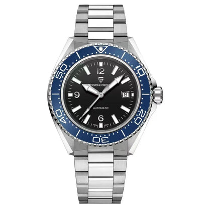Pagani Design New Men's Mechanical Watch Luxury Sapphire Stainless Steel 100m Waterproof Ceramic bezel Automatic Watch