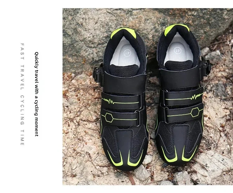 Scarpe da ciclismo unisex con suola rigida – Scarpe da bici da strada 4-Season con pedali a sgancio rapido, ideali per la MTB e gli sport all’aria aperta