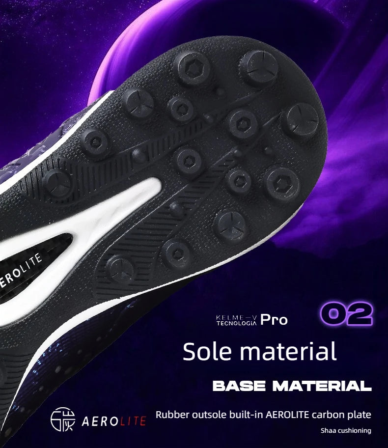 Chuteiras de futebol KELME Adulto para homem Disease Electric 3.0 com pitons curtos MG, profissionais para jogo e treino, respiráveis