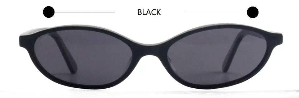 Trendy Acetate Small Oval Sunglasses Women 90'S Outfit Vintage Sun Glasses for Men Fashion Polarized Glasses  UV400 Protection