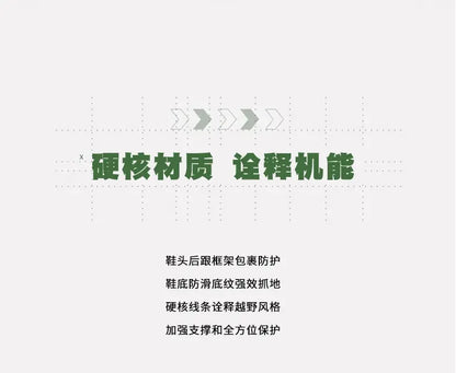 Men's Hiking Shoes Breathable Mesh Sports Single Shoes Summer Outdoor Wear-resistant  Hiking and Hunting Tactical Sports Shoes