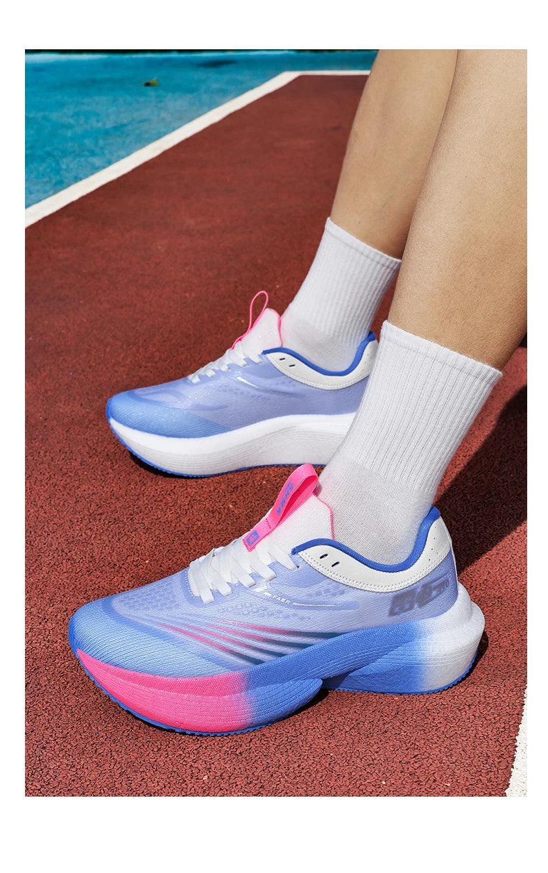 Zapatillas de running nuevas con placa de carbono para maratón, deportivas para hombre, transpirables, ligeras, cómodas para mujer, antideslizantes, casuales y atléticas