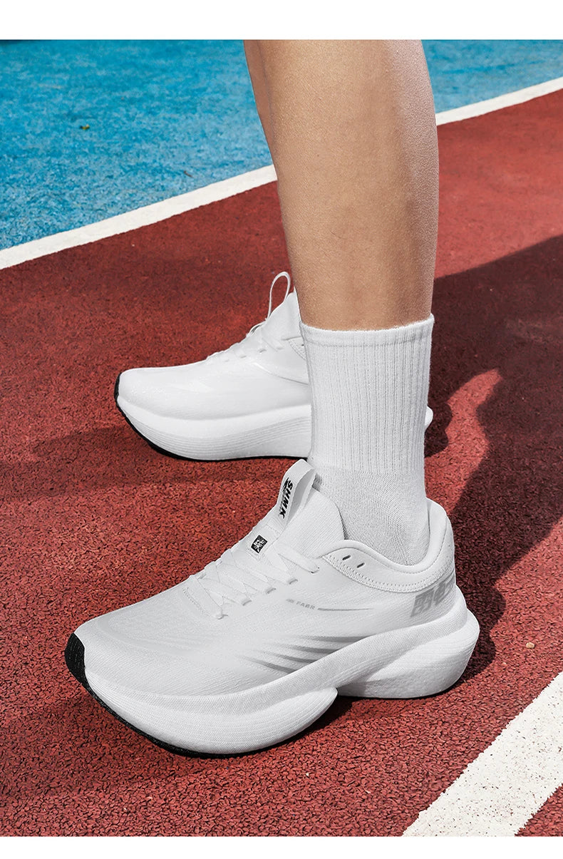 Zapatillas de running nuevas con placa de carbono para maratón, deportivas para hombre, transpirables, ligeras, cómodas para mujer, antideslizantes, casuales y atléticas